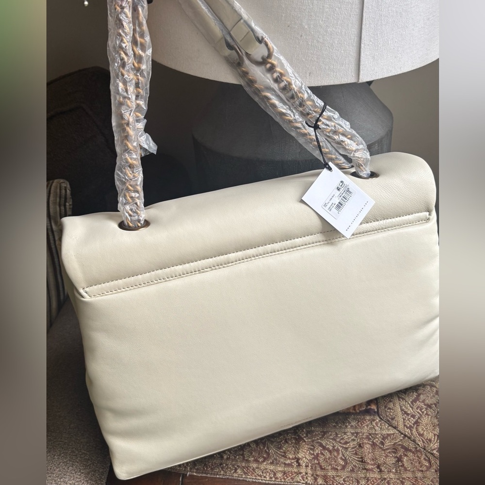 Authentic KURT GEIGER XL Pillow leather flap magnetic  shoulder bag - Picture 11 of 15